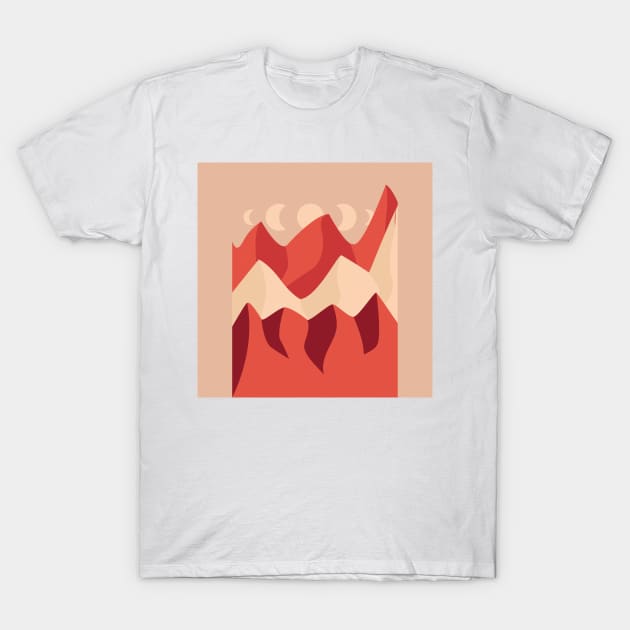 Abstract Landscapes T-Shirt by NJORDUR